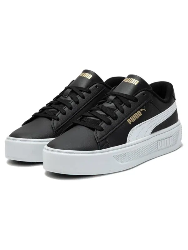 Кроссовки smash platform v3 sneakers 'black white' Puma — изображение 3 из 4, черный/белый
