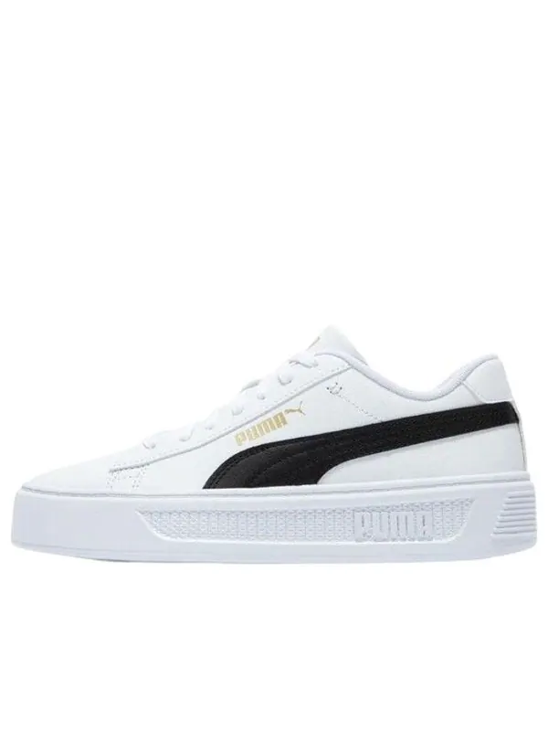 Кроссовки smash platform v3 'white' Puma — изображение 1 из 4, белый/черный