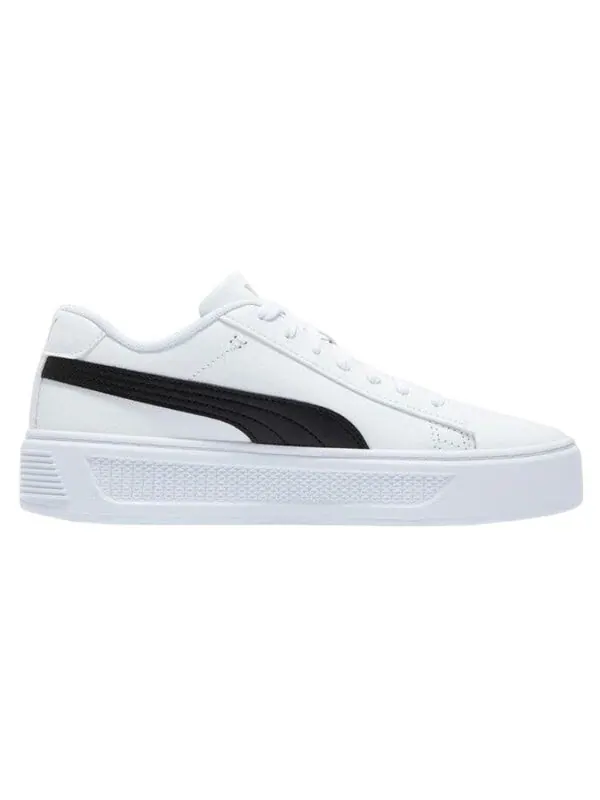 Кроссовки smash platform v3 'white' Puma — изображение 2 из 4, белый/черный