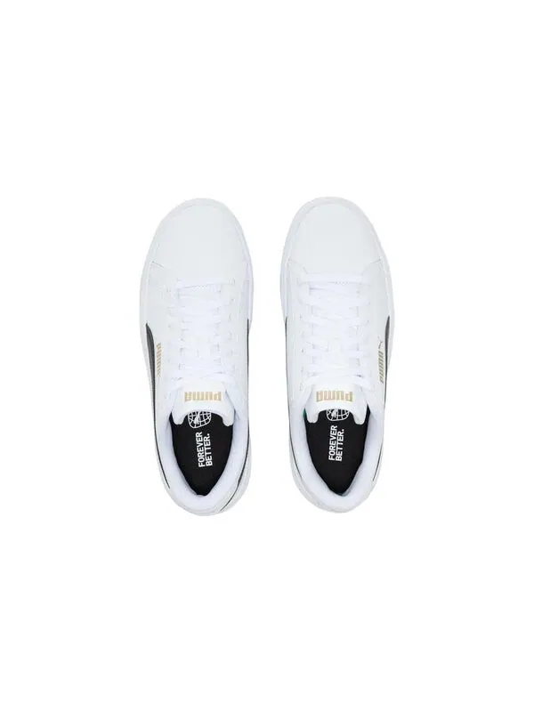 Кроссовки smash platform v3 'white' Puma — изображение 4 из 4, белый/черный