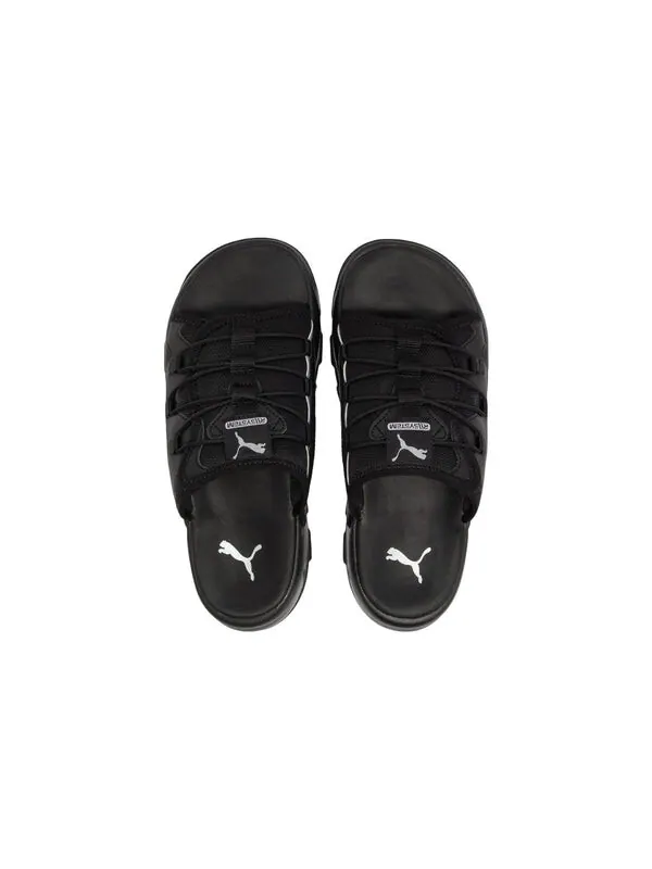 Тапочки rs slides 2 'black silver' Puma — изображение 4 из 4, черный/серебристый