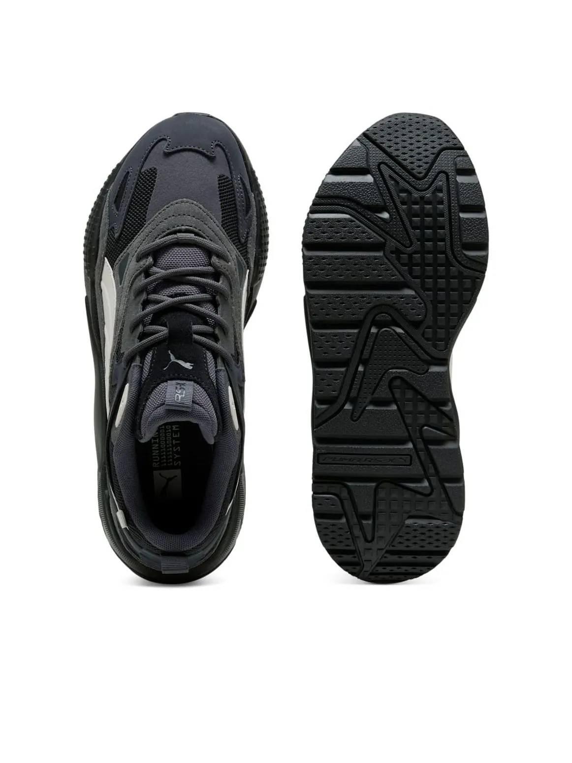 Кроссовки Puma RS-X Efekt Premium 'Black Galactic Grey' — изображение 3 из 6, черный/серый