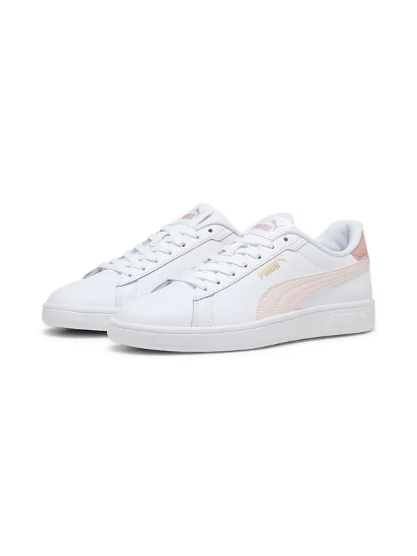 Кроссовки smash 3.0 l 'white frosty pink' Puma — изображение 3 из 4, белый/розовый/золотистый