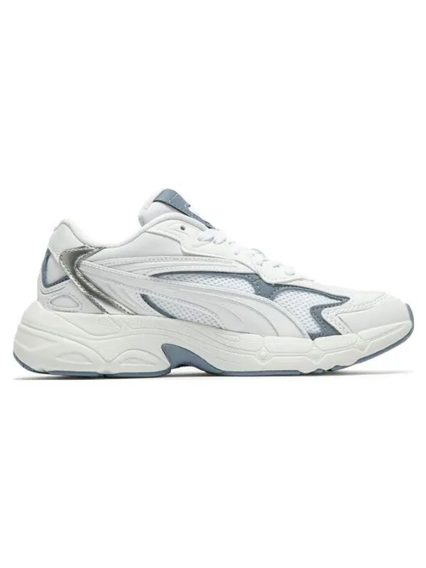 Кроссовки teveris nitro metallic 'white blue' Puma — изображение 2 из 4, белый/синий