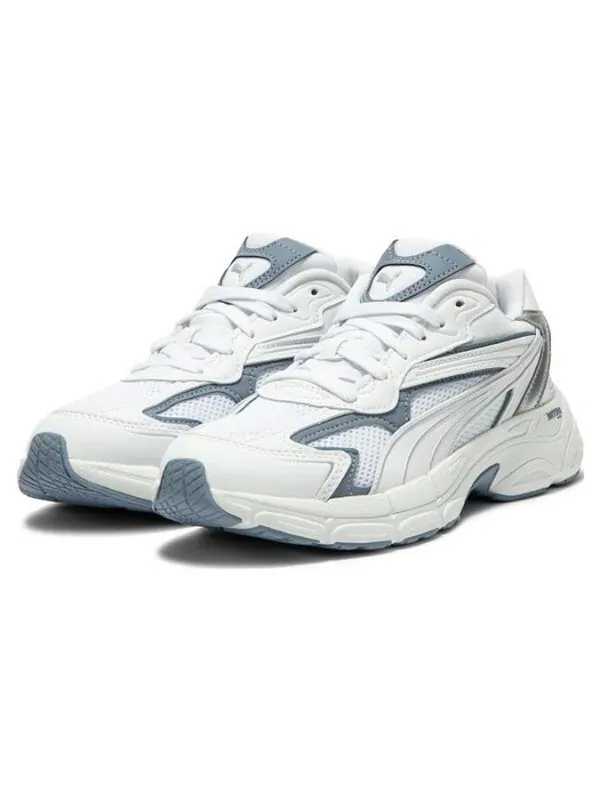 Кроссовки teveris nitro metallic 'white blue' Puma — изображение 3 из 4, белый/синий