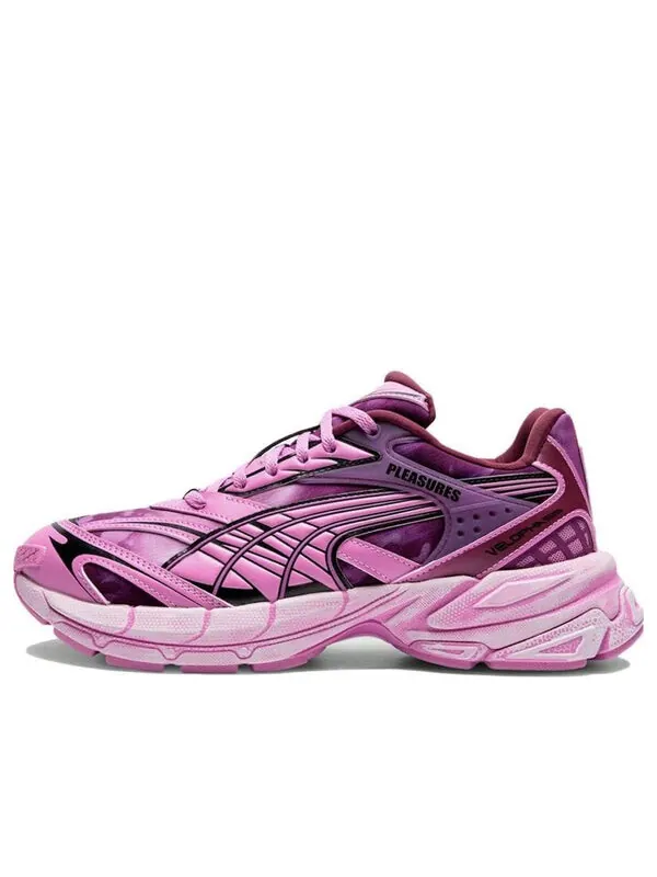 Кроссовки velophasis x pleasures 'grape wine mauve pop' Puma — изображение 1 из 4, винный