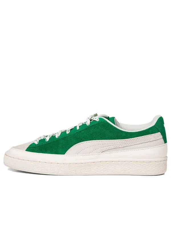 Кроссовки og suede trail lace 'green' Puma — изображение 1 из 4, зеленый/бежевый