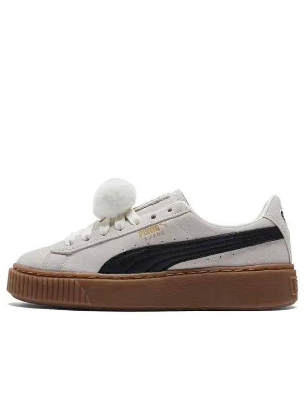 Кроссовки suede platform 'cream white' Puma — изображение 1 из 4