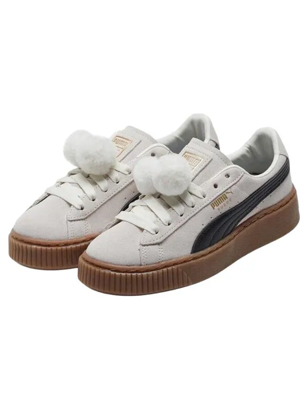 Кроссовки suede platform 'cream white' Puma — изображение 3 из 4