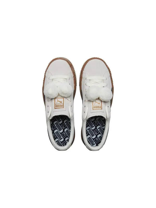 Кроссовки suede platform 'cream white' Puma — изображение 4 из 4