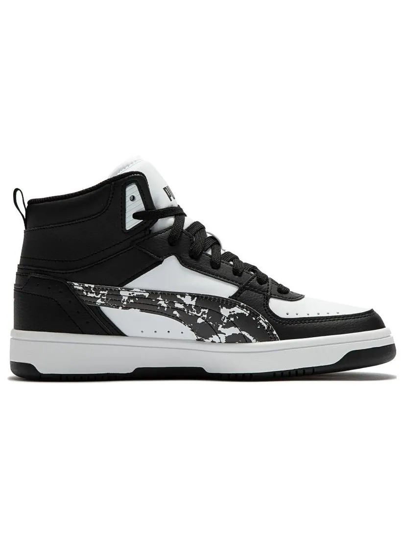 Кеды PUMA REBOUND Joy Camo 'Black White' — изображение 2 из 6, черный / белый