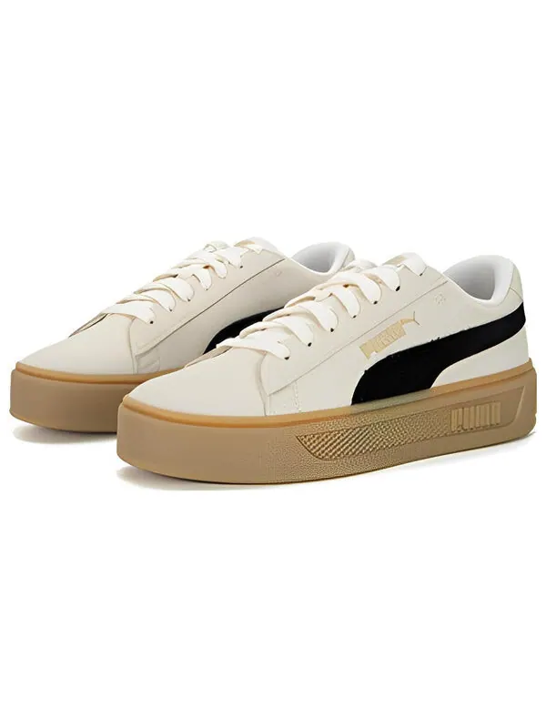 Кроссовки smash platform v3 sd 'cream brown' Puma — изображение 4 из 4, кремовый/коричневый