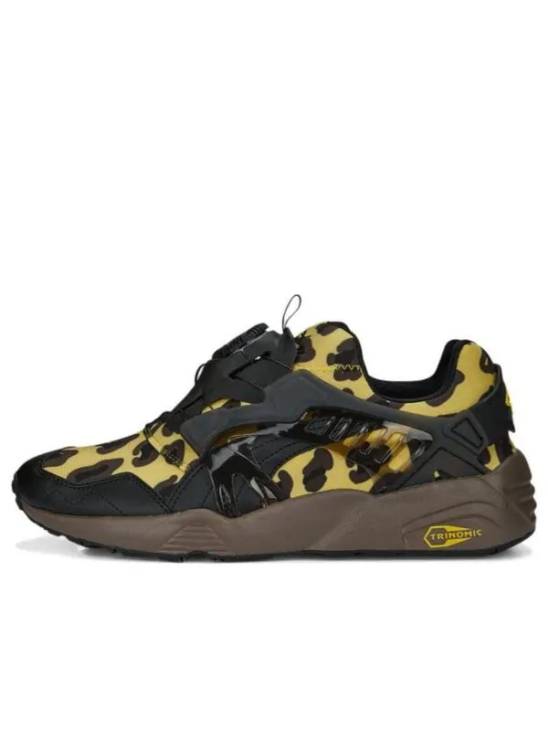 Кроссовки disc blaze 'leopard' Puma — изображение 1 из 4, коричневый
