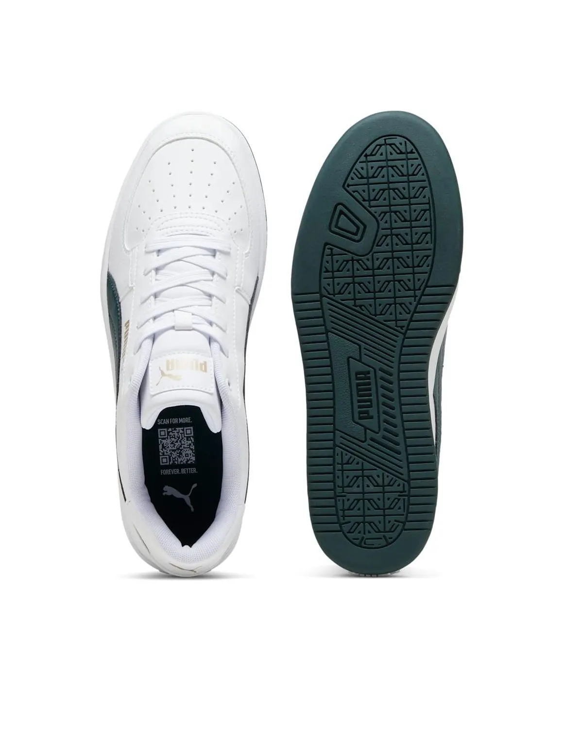 Кроссовки PUMA Caven 2.0 'White Green' — изображение 3 из 6, белый