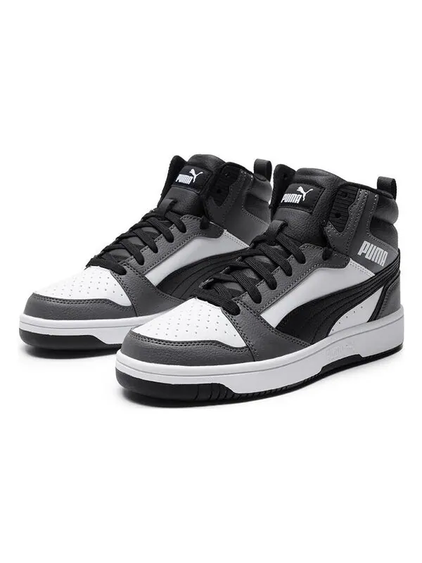 Кроссовки rebound v6 'white shadow grey' Puma — изображение 3 из 4, белый-черный-серый