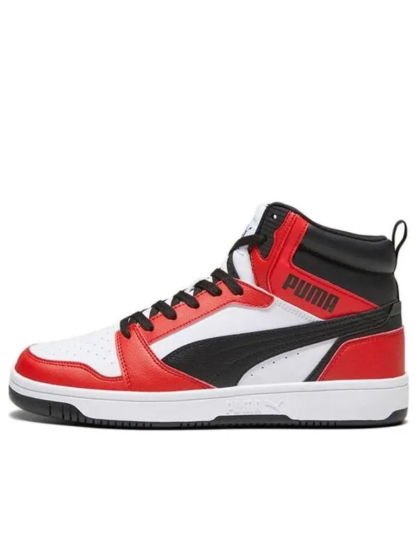 Кроссовки rebound sneakers 'red white black' Puma — изображение 1 из 4, красный/белый/черный