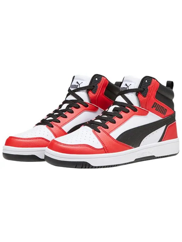 Кроссовки rebound sneakers 'red white black' Puma — изображение 2 из 4, красный/белый/черный