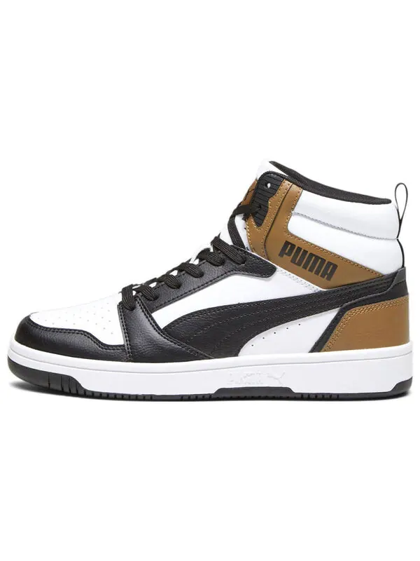 Кроссовки rebound v6 'white black chocolate' Puma — изображение 2 из 4, белый-черный