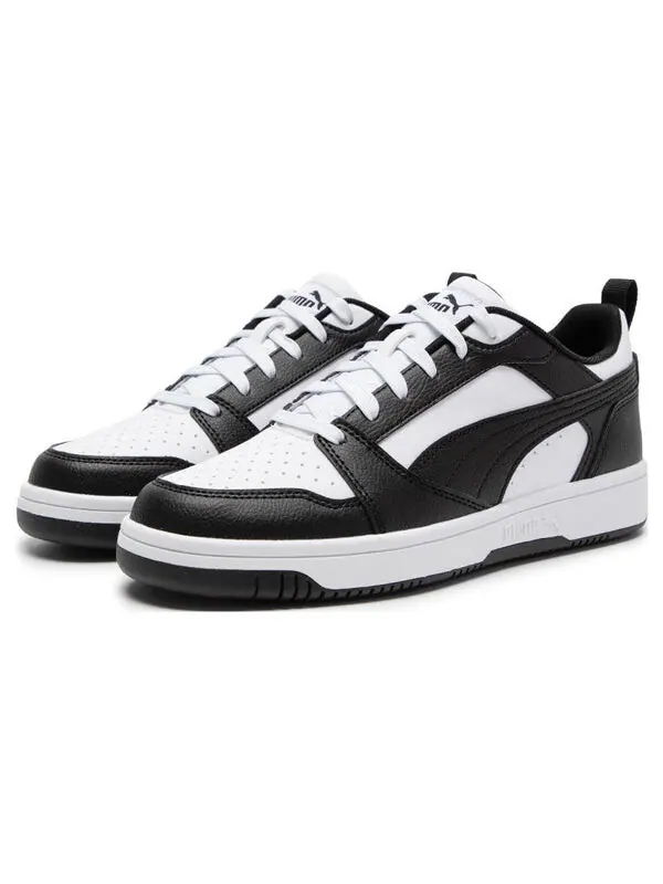 Кроссовки rebound v6 low 'black white' Puma — изображение 2 из 4, белый/черный/белый