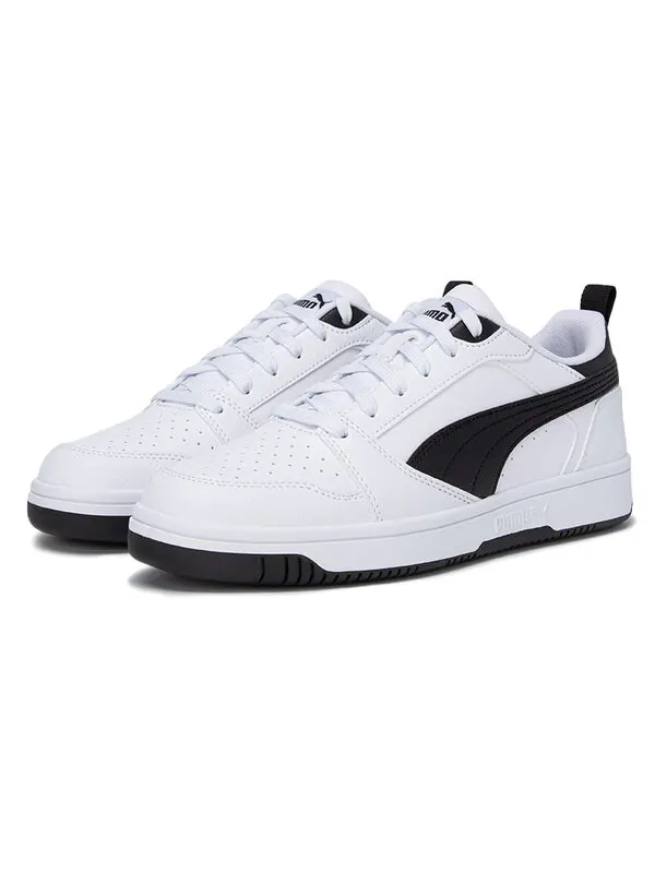 Кроссовки rebound v6 low 'white black' Puma — изображение 3 из 4, белый/черный