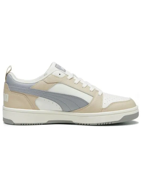 Кроссовки rebound v6 low 'oatmeal grey' Puma — изображение 3 из 4, белый//серый