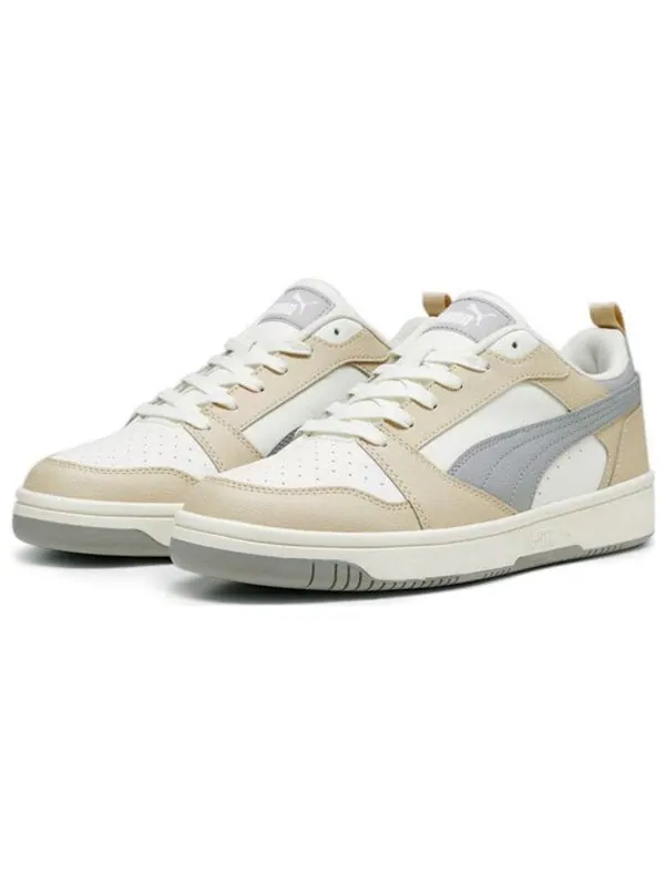 Кроссовки rebound v6 low 'oatmeal grey' Puma — изображение 4 из 4, белый//серый