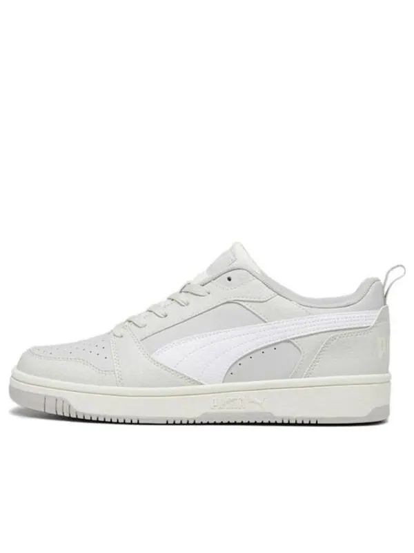 Кроссовки rebound v6 low 'ash gray white' Puma — изображение 1 из 4, серый-белый-серый-белый