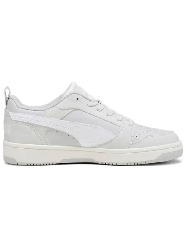 Кроссовки rebound v6 low 'ash gray white' Puma — изображение 2 из 4, серый-белый-серый-белый