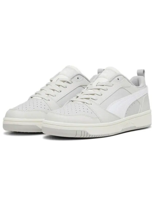 Кроссовки rebound v6 low 'ash gray white' Puma — изображение 3 из 4, серый-белый-серый-белый