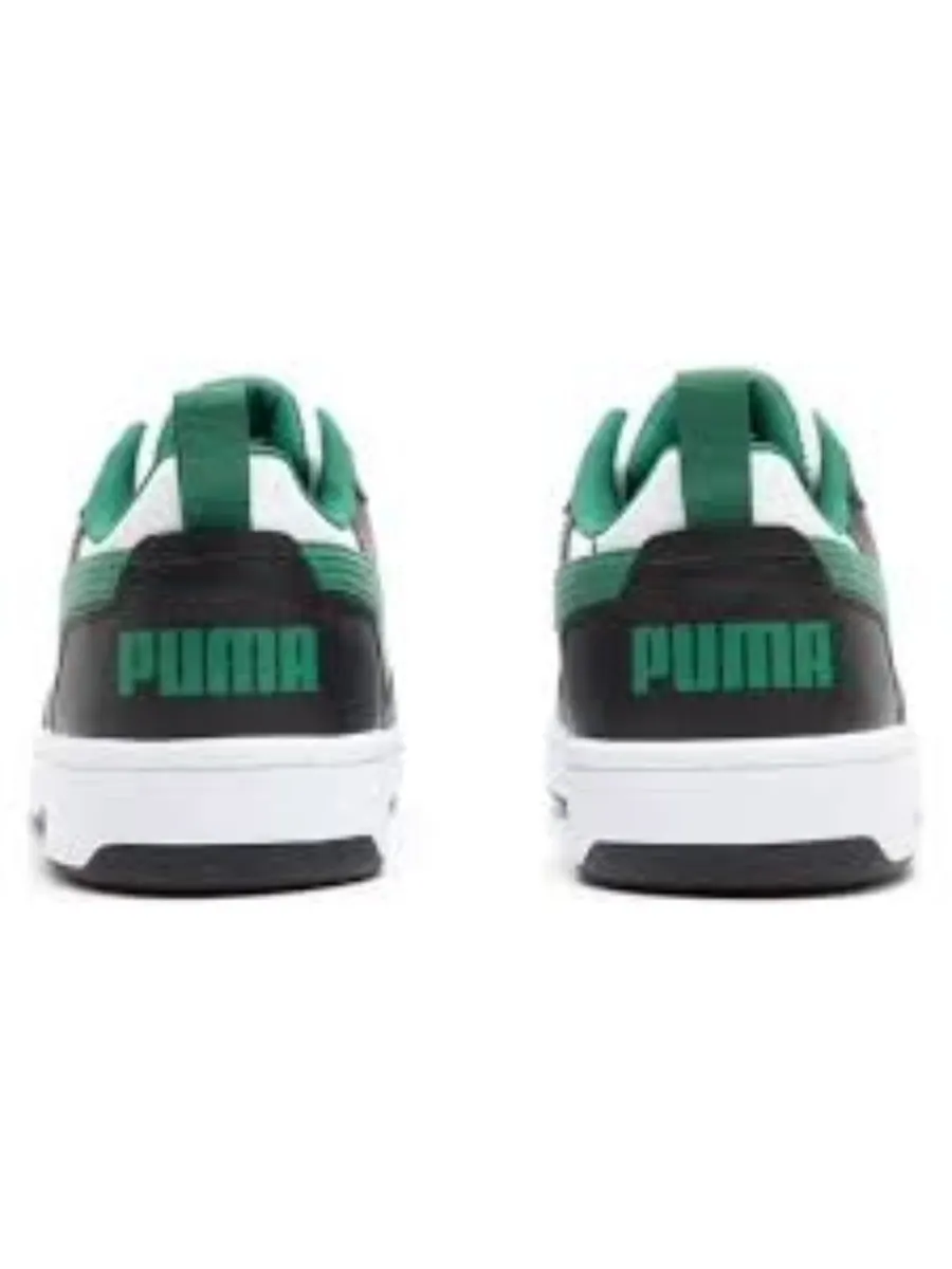 Кроссовки PUMA Rebound V6 Low 'White Black Green' — изображение 2 из 3, белый