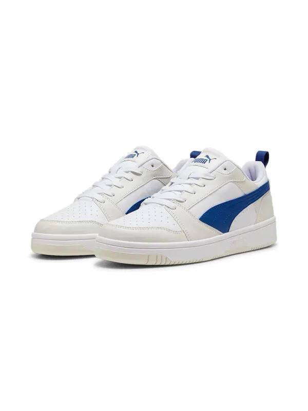 Кроссовки rebound v6 'vapor gray clyde royal' Puma — изображение 2 из 4, серый//белый