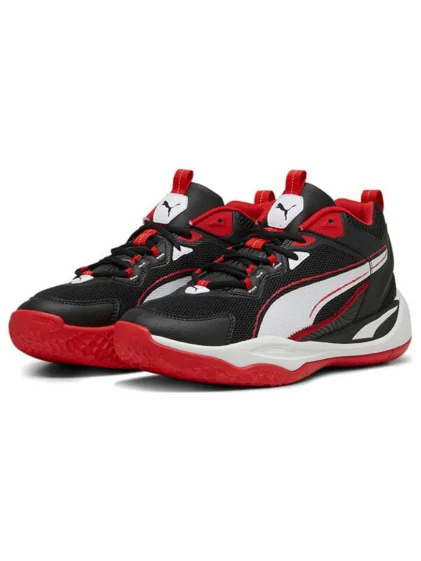 Кроссовки playmaker 'black white red' Puma — изображение 3 из 4, черный/белый/красный