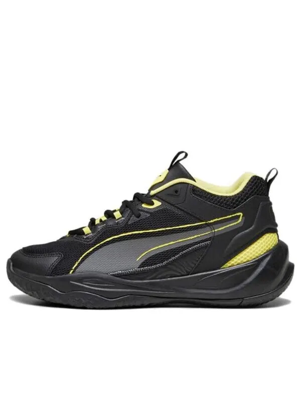 Кроссовки playmaker 'black yellow' Puma — изображение 1 из 4, черный/желтый