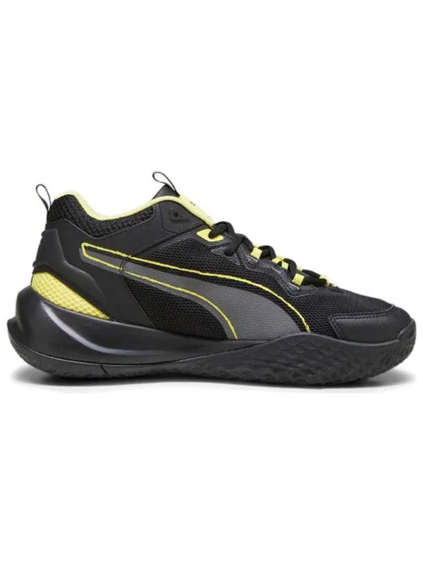 Кроссовки playmaker 'black yellow' Puma — изображение 2 из 4, черный/желтый
