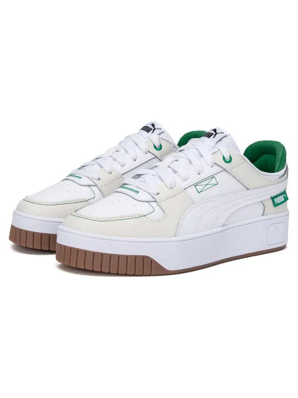 Кроссовки carina street vtg 'vapor gray' Puma — изображение 3 из 4, белый/белый/серый