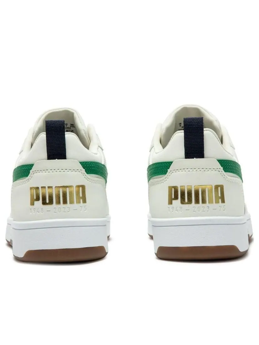 Кроссовки PUMA Rebound V6 Low 75 Years 'White Green' — изображение 3 из 5, белый