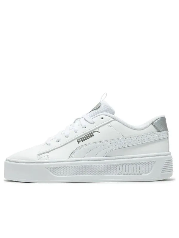 Кроссовки smashplatform v3 pop up metallics 'white' Puma — изображение 1 из 4, белый