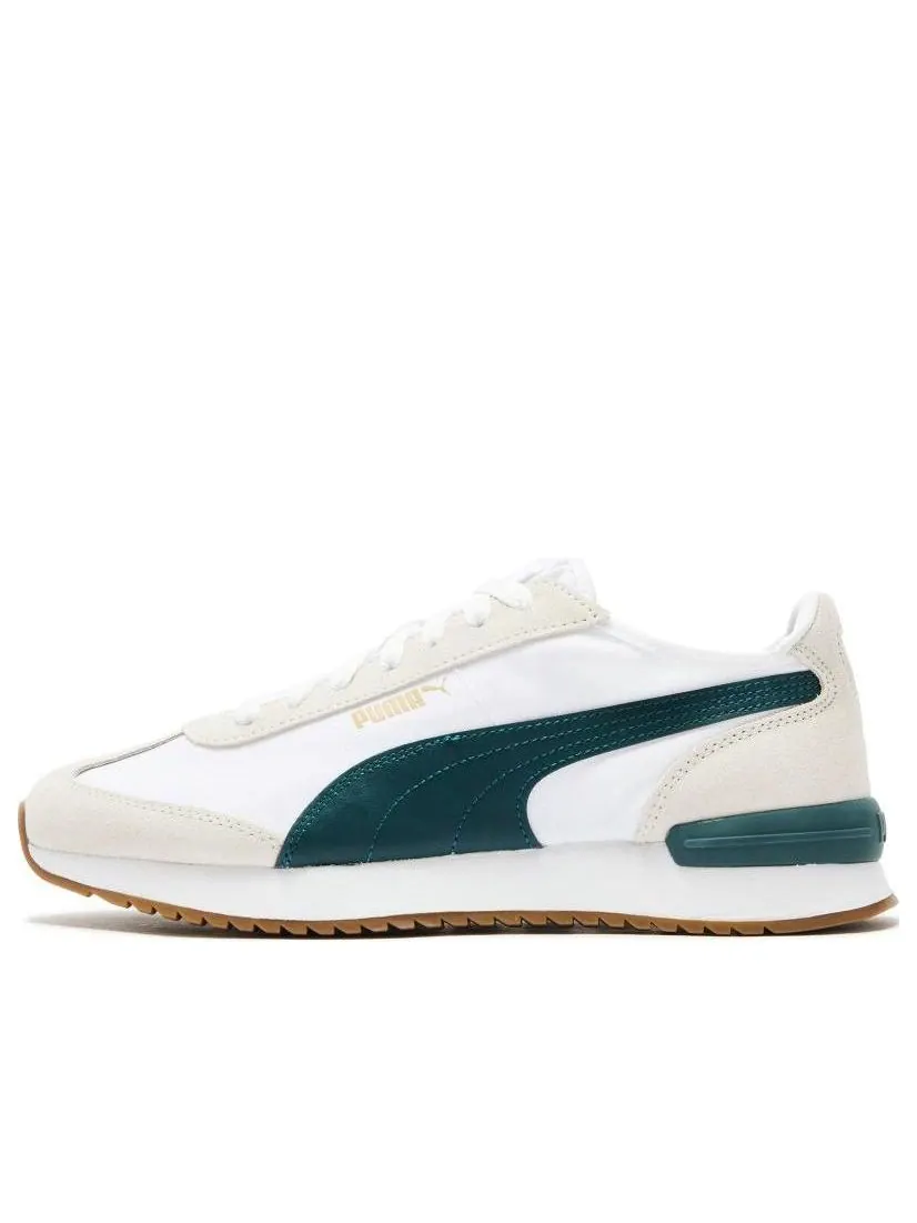 Кроссовки PUMA R78 Wind Nylon 'White Green' — изображение 1 из 6, белый