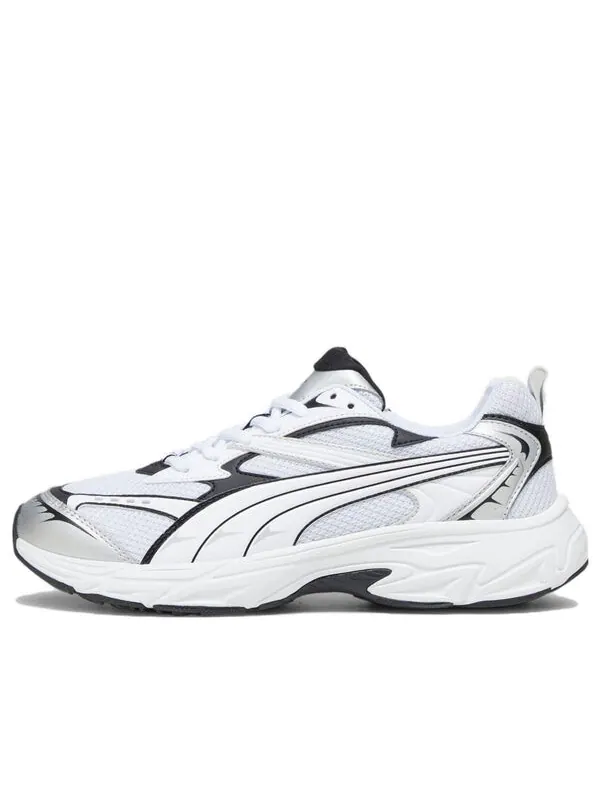 Кроссовки morphic base 'silver black' Puma — изображение 1 из 4, серый/черный