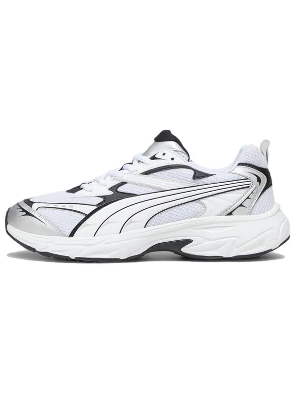 Кроссовки morphic base 'silver black' Puma — изображение 2 из 4, серый/черный