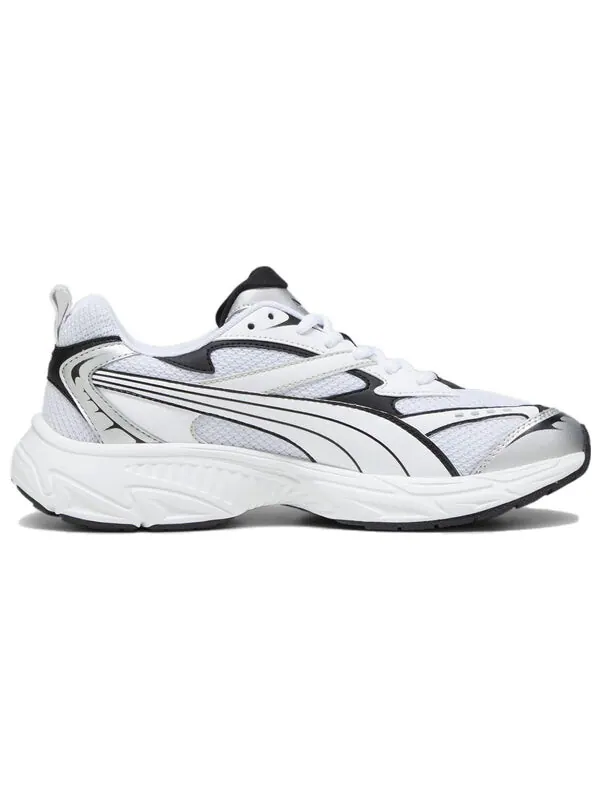 Кроссовки morphic base 'silver black' Puma — изображение 3 из 4, серый/черный