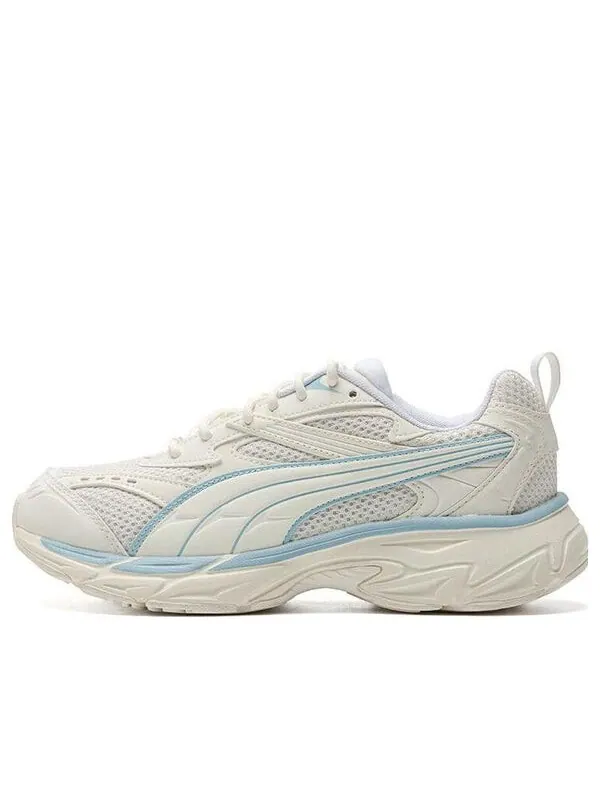 Кроссовки morphic pop 'warm white silver sky' Puma — изображение 1 из 4, белый/серебристый