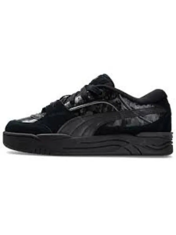 Кроссовки 180 luxe sport low 'black' Puma — изображение 1 из 4, черный/черный