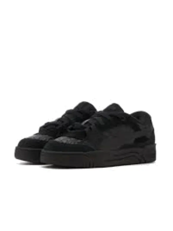 Кроссовки 180 luxe sport low 'black' Puma — изображение 2 из 4, черный/черный