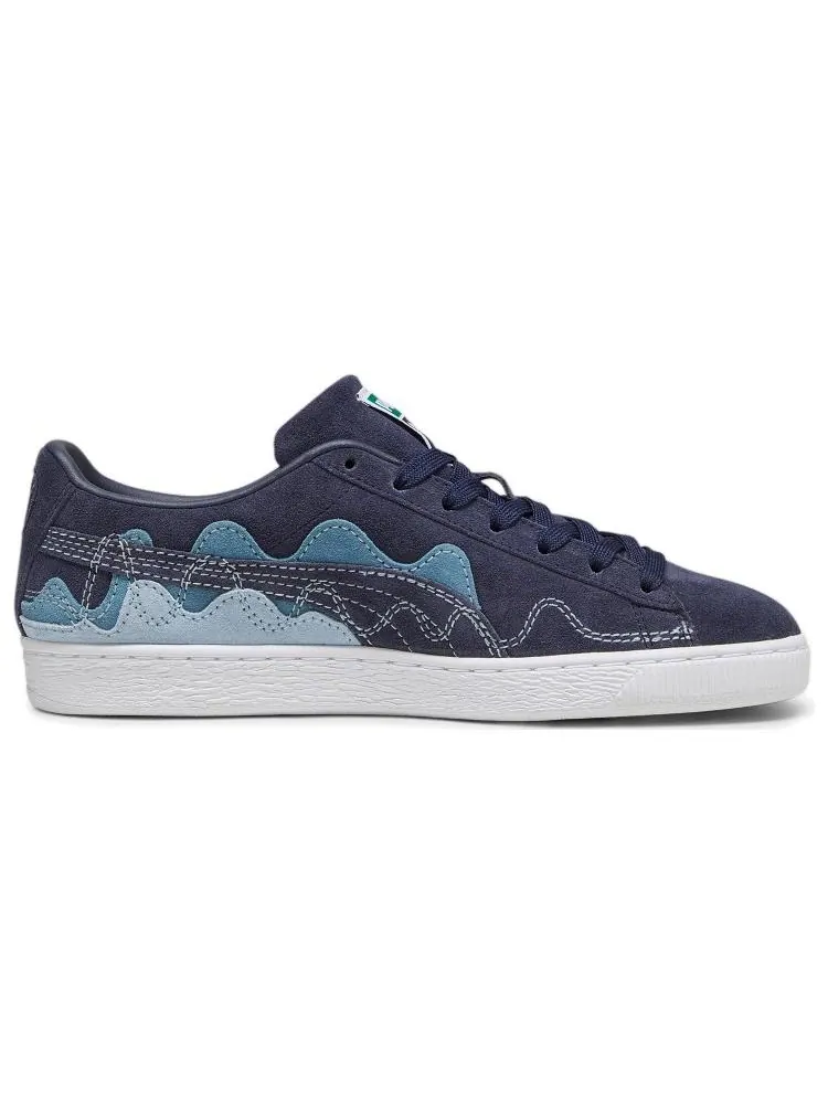 Кроссовки PUMA Suede Soundwave 'Blue' — изображение 2 из 4, синий