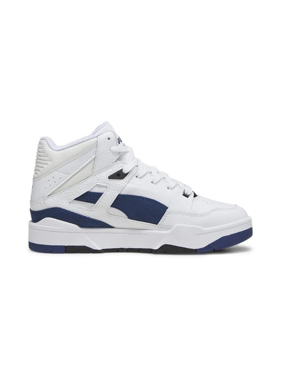 Кроссовки PUMA Slipstream High Cracked Leather 'White Navy' — изображение 2 из 5, белый