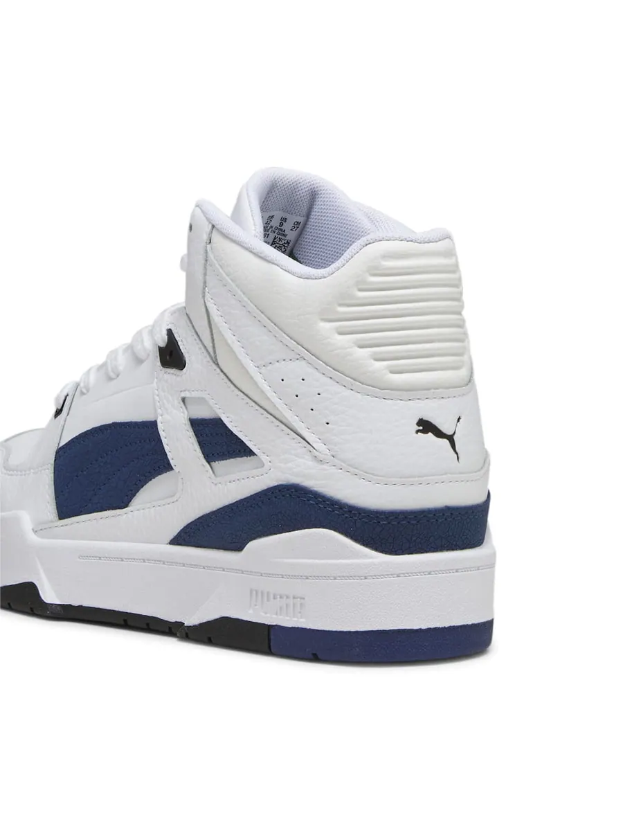 Кроссовки PUMA Slipstream High Cracked Leather 'White Navy' — изображение 5 из 5, белый