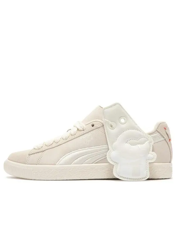 Кроссовки staffnoly x monopoly x clyde 'beige' Puma — изображение 1 из 4, кремовый/белый/оранжевый