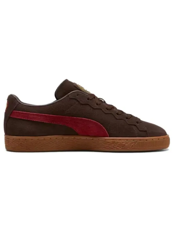 Кроссовки suede x staple 'gidra - dark chocolate' Puma — изображение 2 из 4, желтый