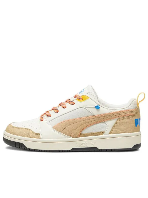 Кроссовки rebound v6 low 'white khaki' Puma — изображение 1 из 4, белый/хаки